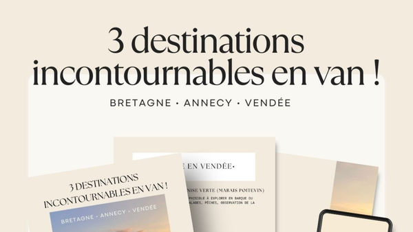 Ebook : 3 roadtrips incontournables à faire en van