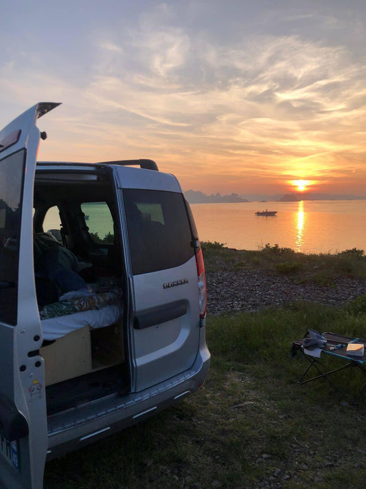 Un week-end en Bretagne en van aménagé