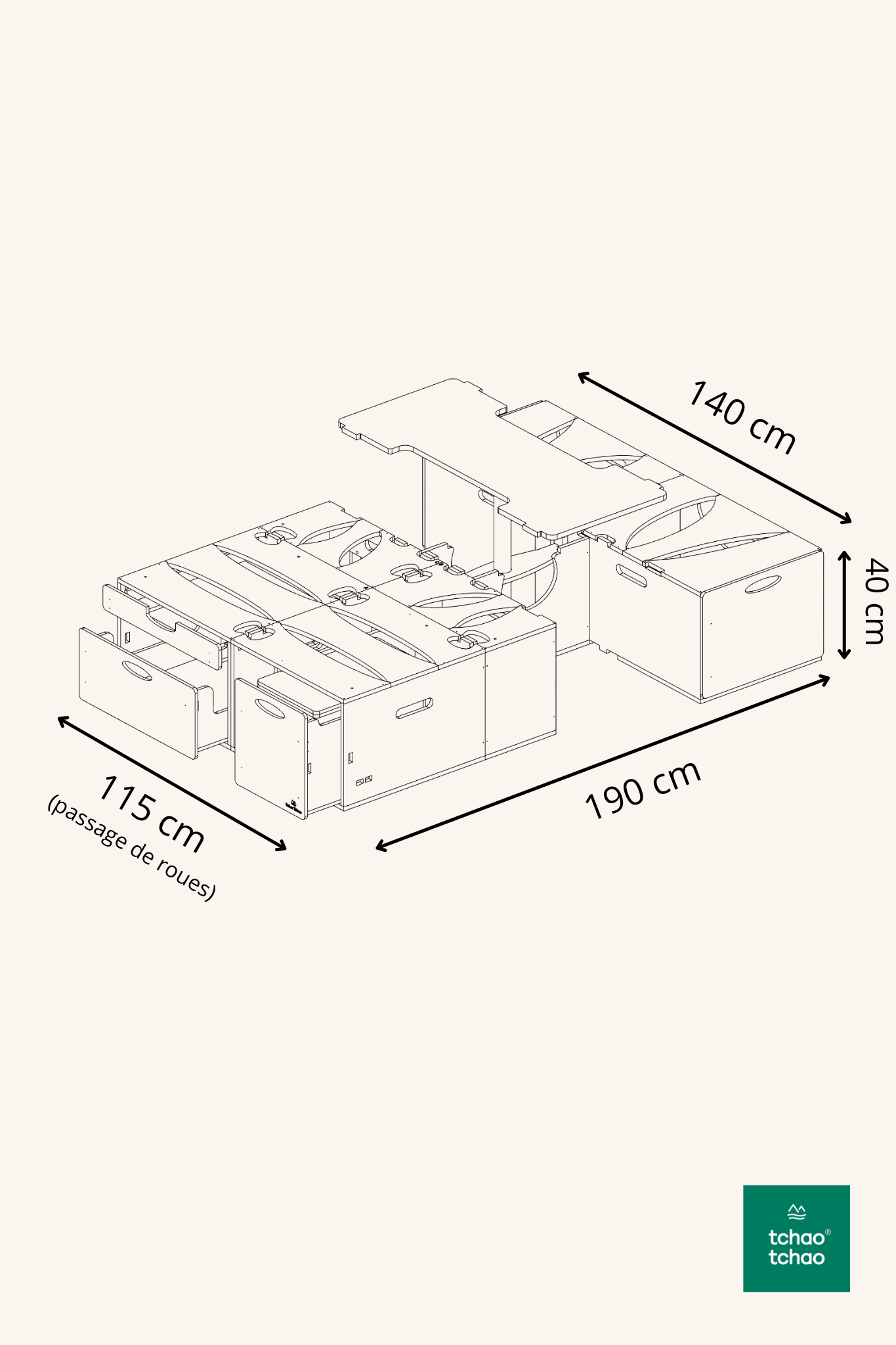 Kit furgone 2 posti