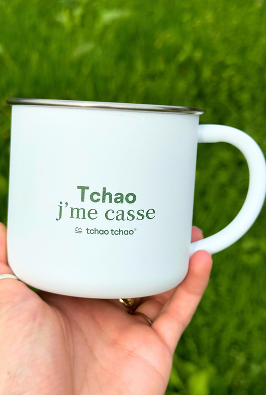 Tazza smaltata Tchao J'me casse - Tchao Tchao