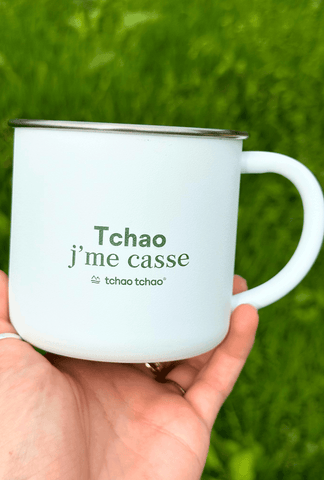 Tasse émaillée Tchao J'me casse - Tchao Tchao