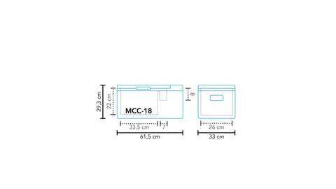 Glacière à compression de 18L Mestic