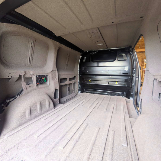 Isolamento furgone - sughero proiettato