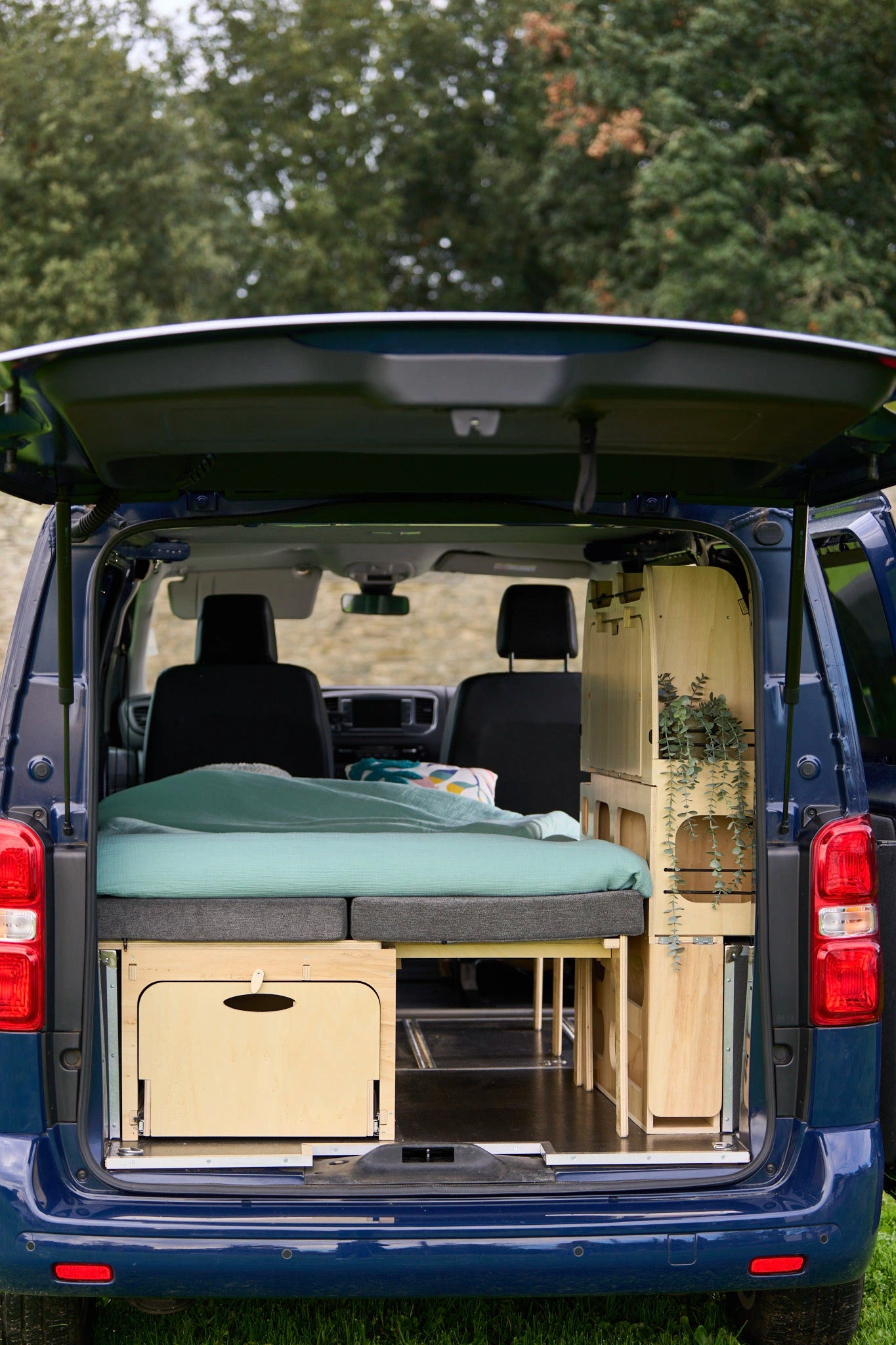 furgone letto a pettine 