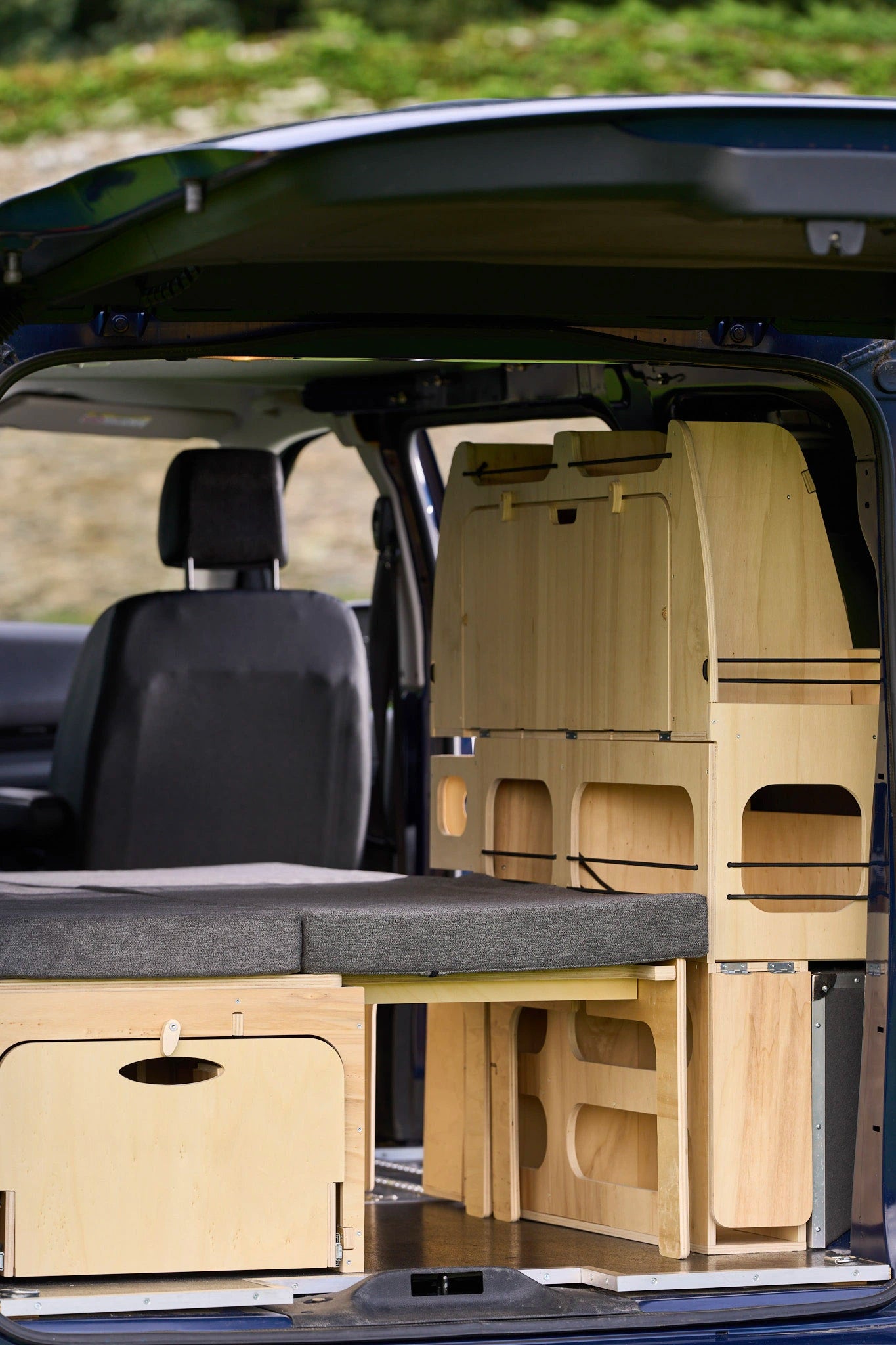 furgone letto a pettine 