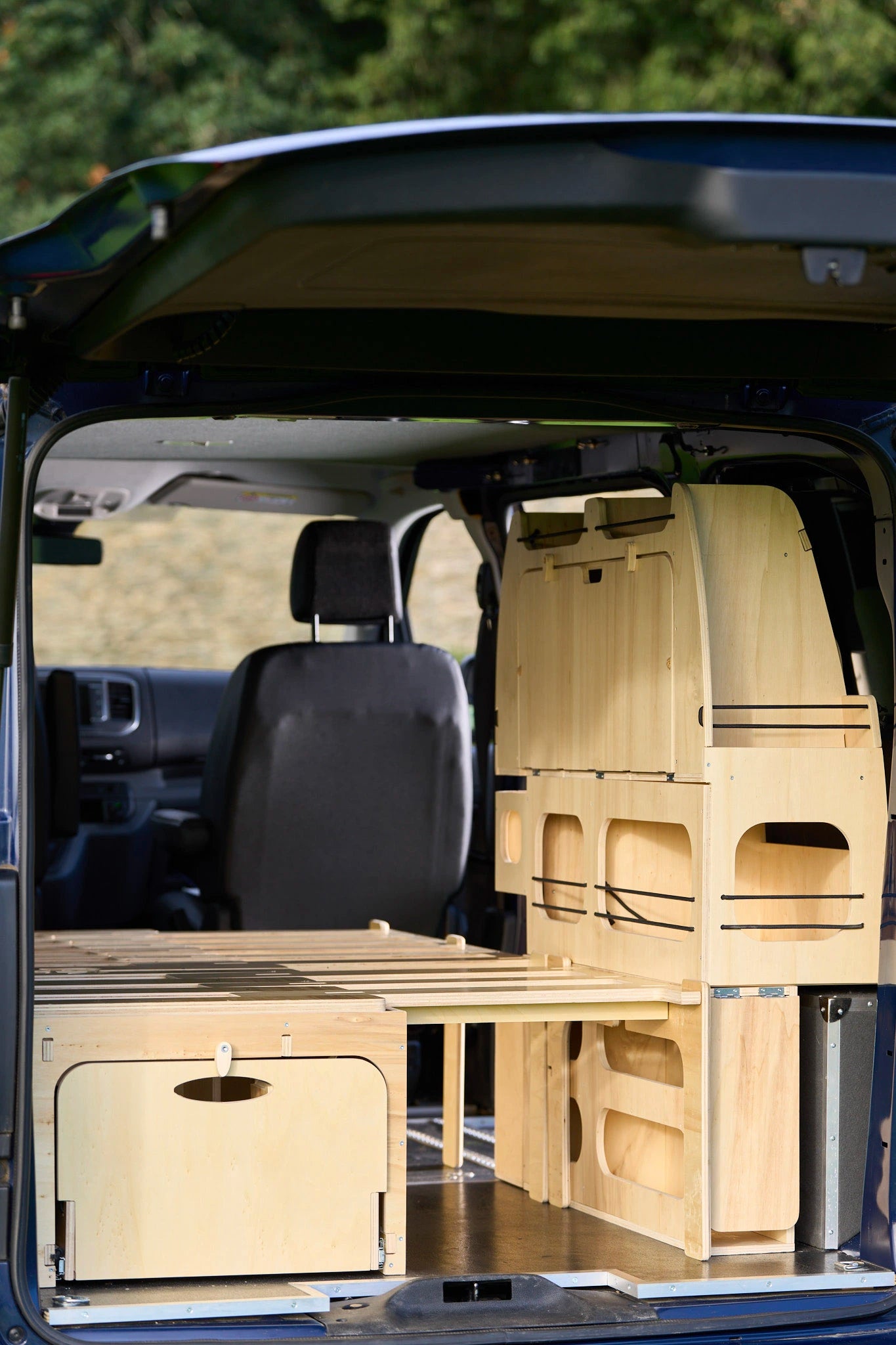 furgone letto a pettine 