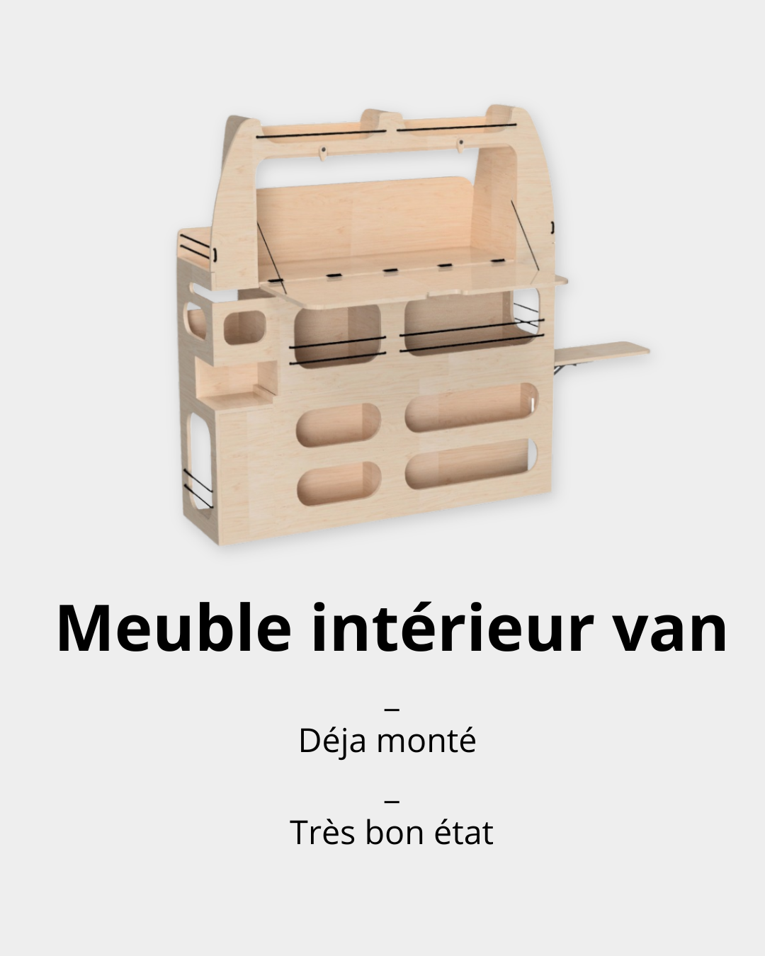 Meuble intérieur van et fourgon - DESTOCKAGE Très bon état