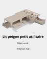 Lit peigne petits utilitaires- avec mousses - sans tiroirs (déjà monté) - DESTOCKAGE TBE