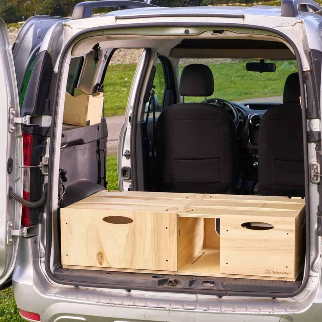 cuisine de coffre amovible pour Ludospace type Kangoo Rifter, Caddy