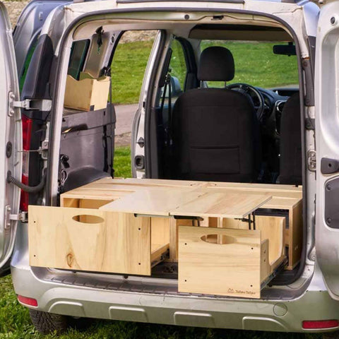 cuisine de coffre amovible pour Ludospace type Kangoo Rifter, Caddy